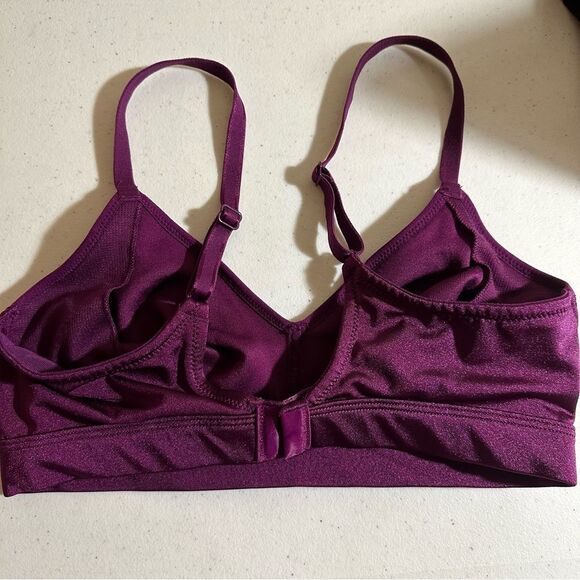 Breezies Rasberry "Purple" Light Support Bra Size‎ 34C - Picture 7 of 8
